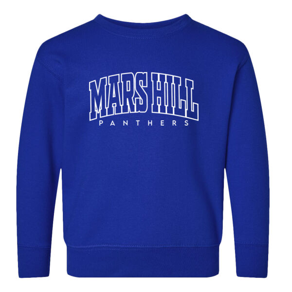 Arched Mars Hill  - Toddler Fleece Crewneck Sweatshirt Thumbnail