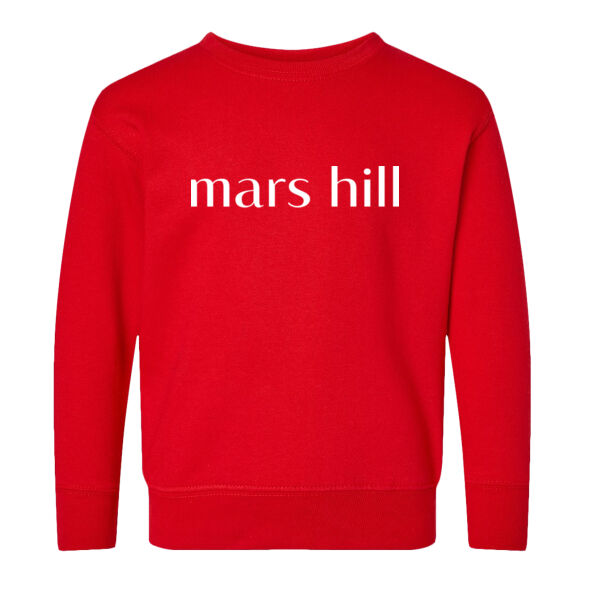 Seaside Mars Hill  - Toddler Fleece Crewneck Sweatshirt Thumbnail