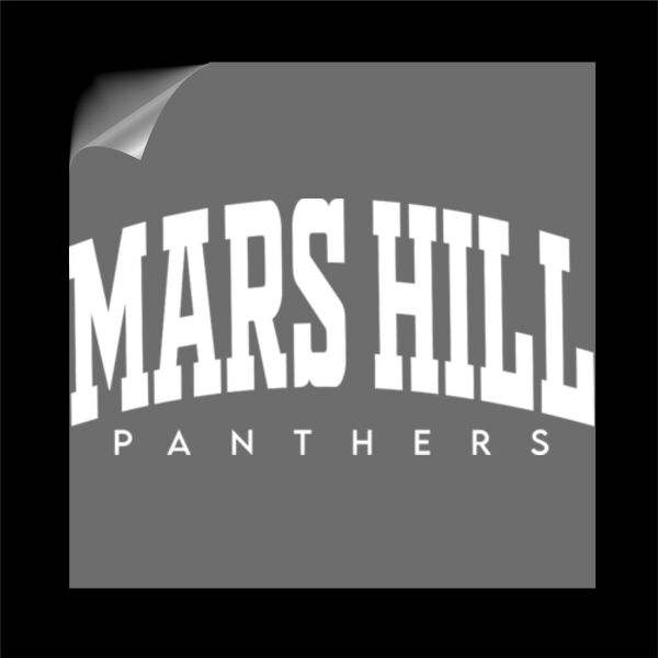 Arched Mars Hill  - Handheld UV DTF Sticker -  Cup/Phone Size Thumbnail