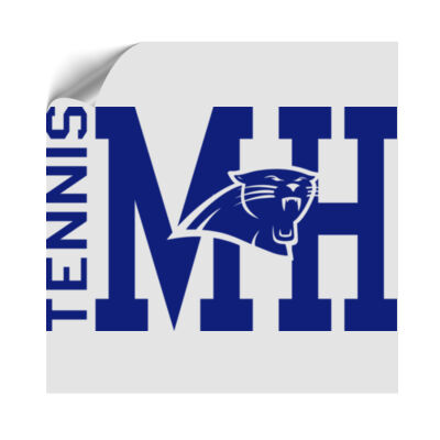 MH Tennis  - Handheld UV DTF Sticker -  Cup/Phone Size Thumbnail