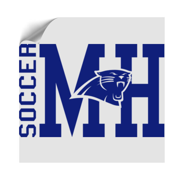 MH Soccer - Handheld UV DTF Sticker -  Cup/Phone Size Thumbnail