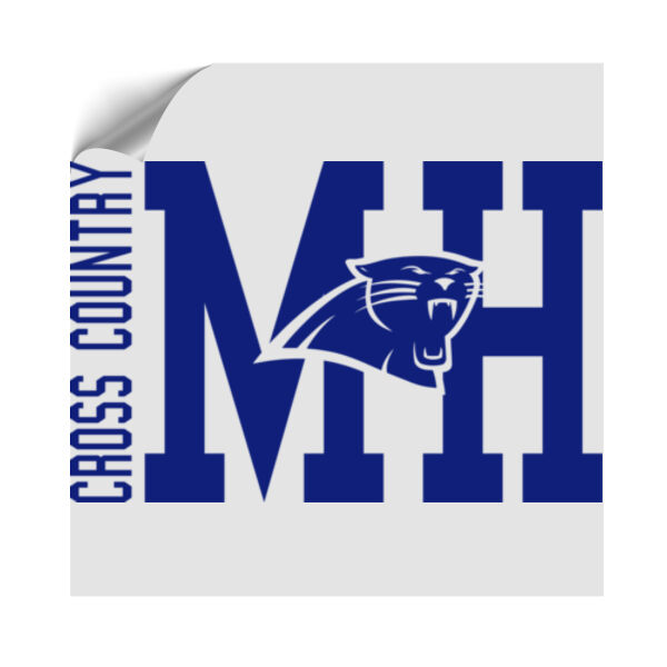 MH Cross Country - Handheld UV DTF Sticker -  Cup/Phone Size Thumbnail